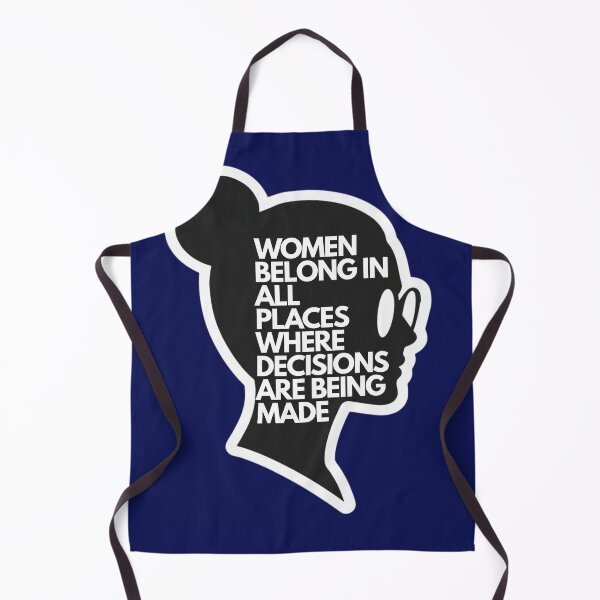 Item preview, Women Belong In All Places Minimalist Silhouette Sticker designed and sold by The Silly Grumpy Society.