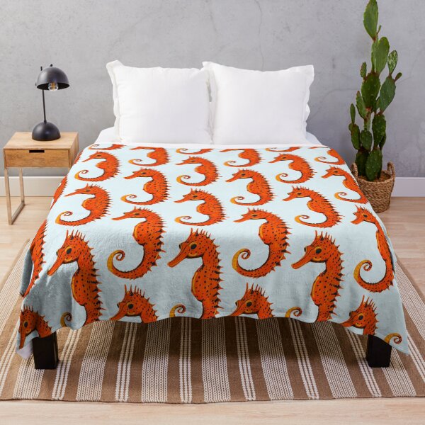 Item preview, Ocean Life Coastal Pattern Collection | Seahorses, Stingrays, Tropical Fish & Shrimp | Nautical Marine Surface Pattern Designs designed and sold by VirtuallyCreativ .