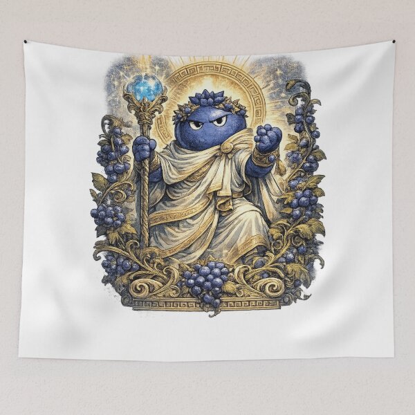Item preview, Roman Emperor Blueberry God Fantasy Mythology Fruit Art Design designed and sold by irfanshikh.