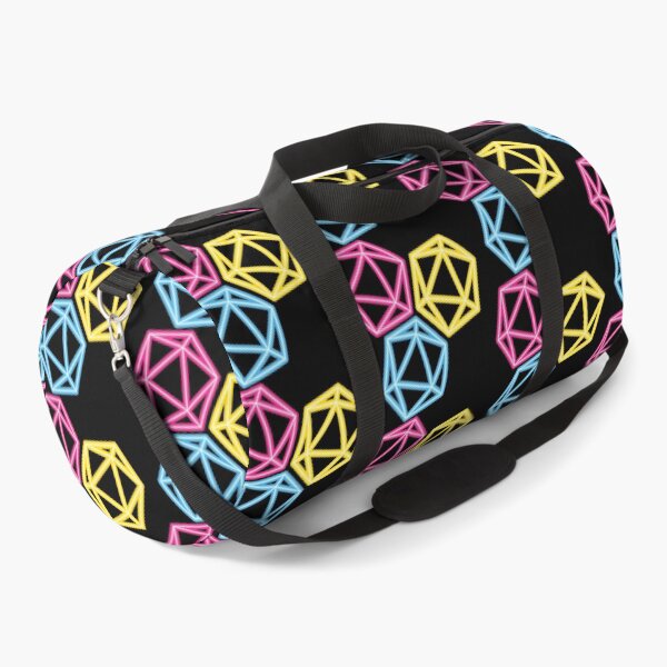 Item preview, Neon Pansexual Pride D20 Dice Trio | RPG Gamer LGBTQ+ Design designed and sold by Hallowed Artistry.