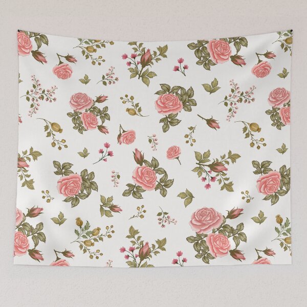 Item preview, Vintage Rose Floral Pattern | Romantic Cottage Garden Seamless Botanical Design designed and sold by neenu-bhasin11.