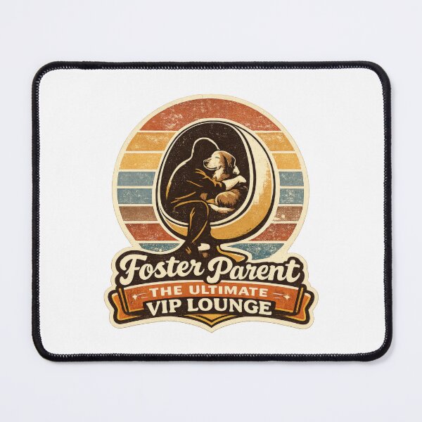 Item preview, Retro Foster Parent Dog Rescue VIP Lounge designed and sold by Mr Lee.