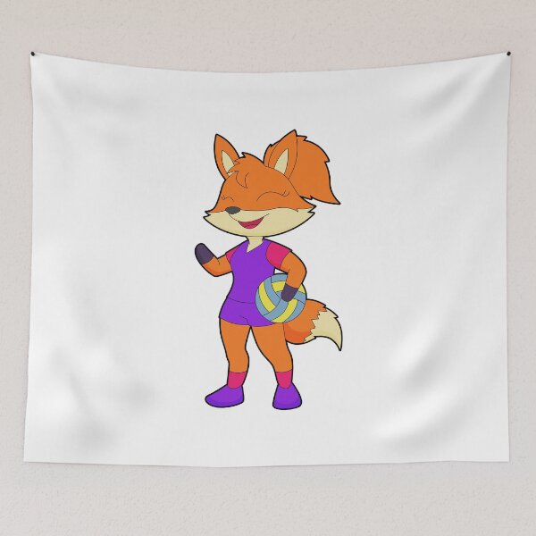 Item preview, Fox Volleyball player Volleyball designed and sold by Snabdesign84.