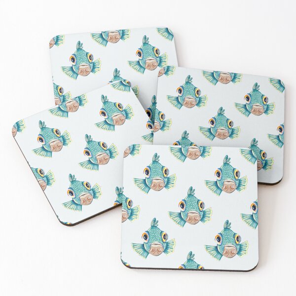 Item preview, Ocean Life Coastal Pattern Collection | Seahorses, Stingrays, Tropical Fish & Shrimp | Nautical Marine Surface Pattern Designs designed and sold by VirtuallyCreativ .