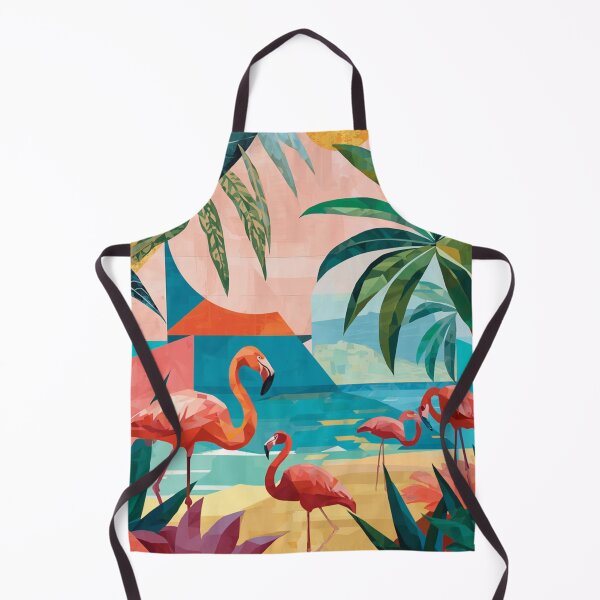 Item preview, Tropical Cubism – Geometric Flamingos & Paradise Dreams designed and sold by Chill Chicken Studio.