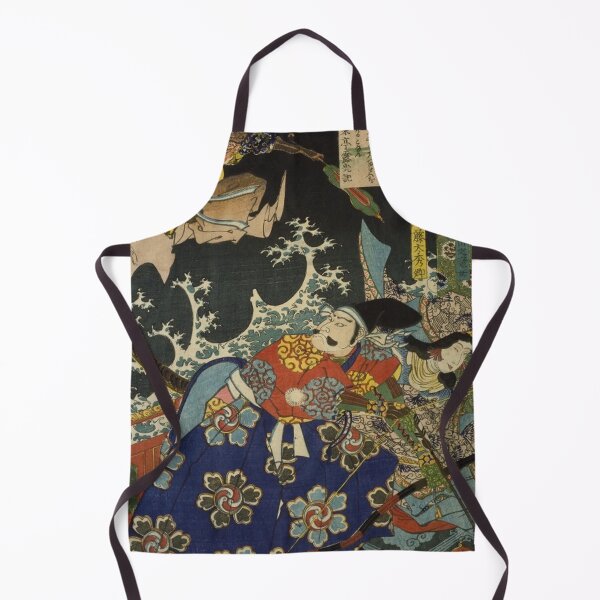 Item preview, Samurai Archer and Dragon Princess - Tsukioka Yoshitoshi Ukiyo-e designed and sold by vekotpu.