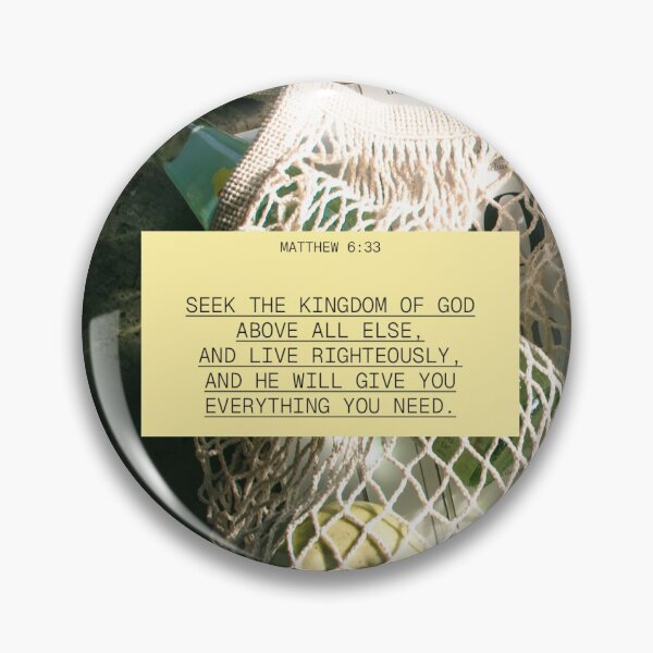 Item preview, Seek First His Kingdom designed and sold by Samydex.