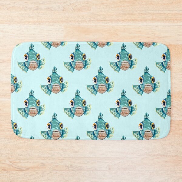 Item preview, Ocean Life Coastal Pattern Collection | Seahorses, Stingrays, Tropical Fish & Shrimp | Nautical Marine Surface Pattern Designs designed and sold by VirtuallyCreativ .
