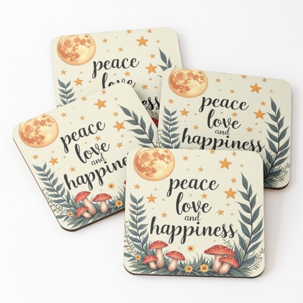 Item preview, Peace, love and happiness designed and sold by Faerieglen.