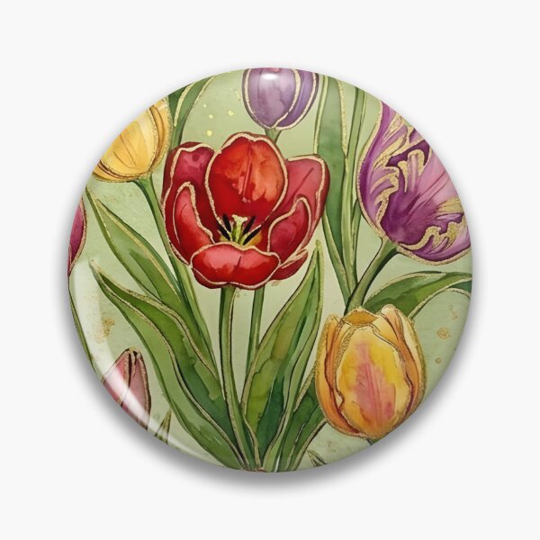 Item preview, Colorful Tulips Flowers designed and sold by GraphicsClub.