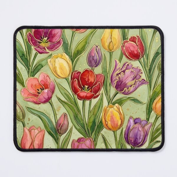 Item preview, Colorful Tulips Flowers designed and sold by GraphicsClub.
