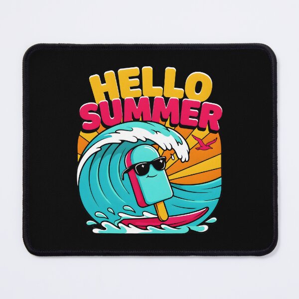 Item preview, Hello Summer Vacation Ice Cream Popsicle Cute Summer Dessert Holiday designed and sold by Redgiant87x.