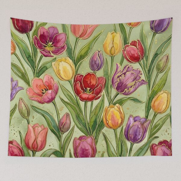 Item preview, Colorful Tulips Flowers designed and sold by GraphicsClub.