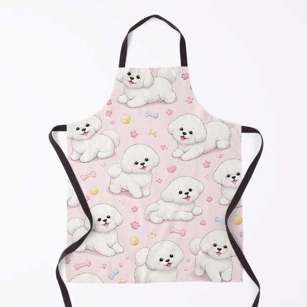 Item preview, Cute Bichon Frise Puppy Pattern – Sweet Pastel Dog Lover Design designed and sold by blankTeeShirt.