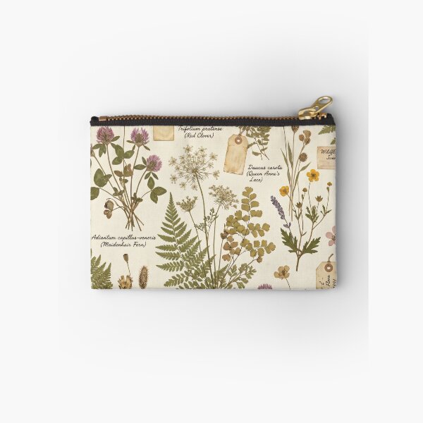 Item preview, Pressed Wildflower Specimen Seamless Pattern designed and sold by MoonwoodStudio.