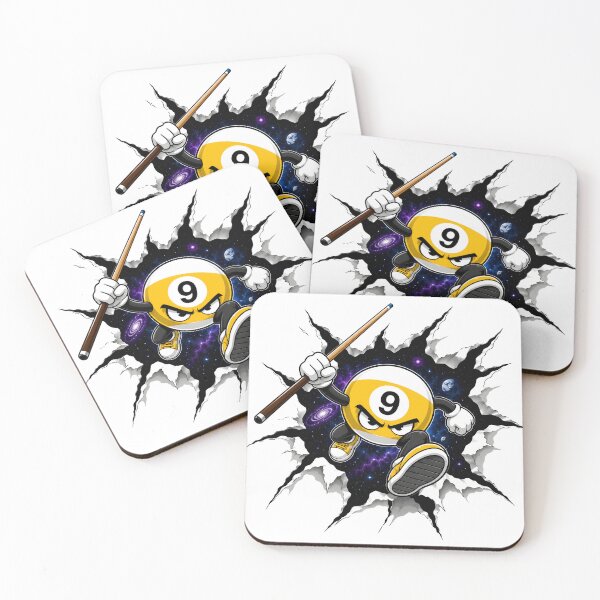 Item preview, Badass 9 Ball Ripped Paper Vector designed and sold by BeebooDesign.