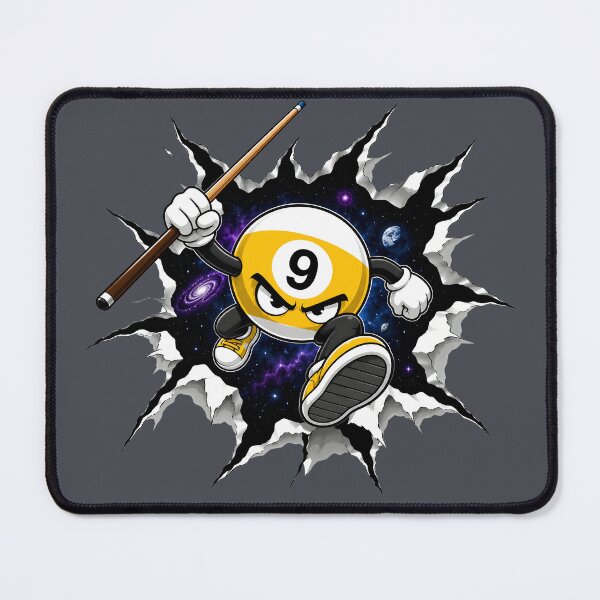 Item preview, Badass 9 Ball Ripped Paper Vector designed and sold by BeebooDesign.