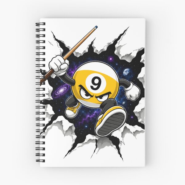 Item preview, Badass 9 Ball Ripped Paper Vector designed and sold by BeebooDesign.