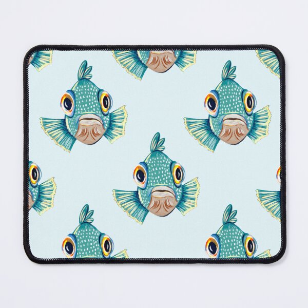 Item preview, Ocean Life Coastal Pattern Collection | Seahorses, Stingrays, Tropical Fish & Shrimp | Nautical Marine Surface Pattern Designs designed and sold by VirtuallyCreativ .