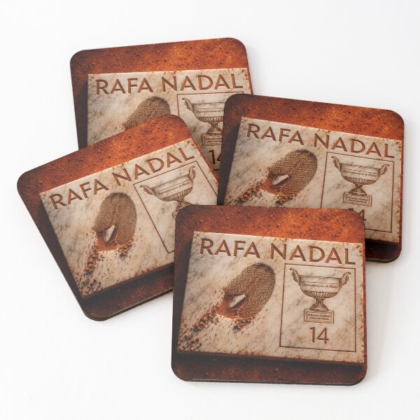 Item preview, Rafa Nadal King of Clay 14 Roland Garros Titles Commemorative Plaque Design designed and sold by Holy-Verse.