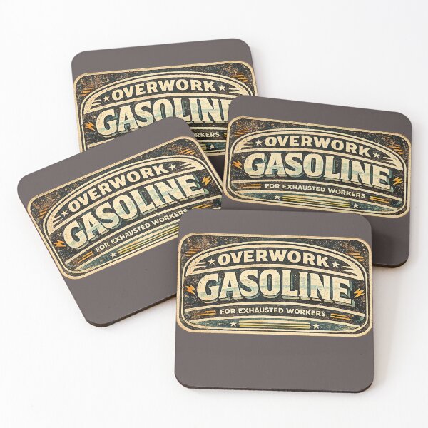 Item preview, Night Shift Fuel Co. - Vintage Coffee & Caffeine Retro Design designed and sold by Golden Era Studio.