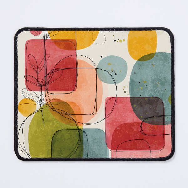 Item preview, Mid Century Abstract Design | Organic Shapes Art | Modern Minimalist Geometric Poster designed and sold by GrinGalore.
