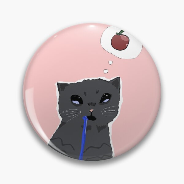 Item preview, Drooling cat hungry for apple designed and sold by MysticRacoon6.