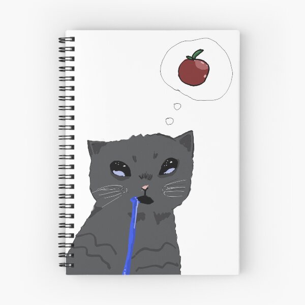 Item preview, Drooling cat hungry for apple designed and sold by MysticRacoon6.
