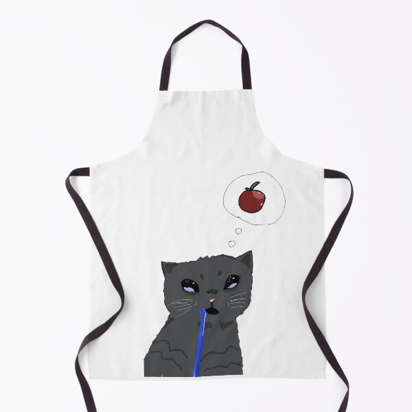 Item preview, Drooling cat hungry for apple designed and sold by MysticRacoon6.