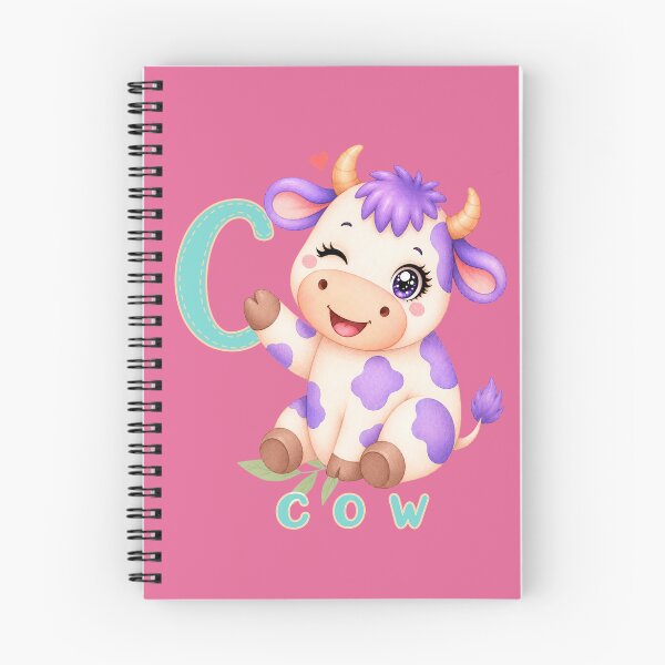 Item preview, C is for Cow – Cute Animal Alphabet ABC Learning Design for Toddlers & Preschool Kids designed and sold by SassiBermark.