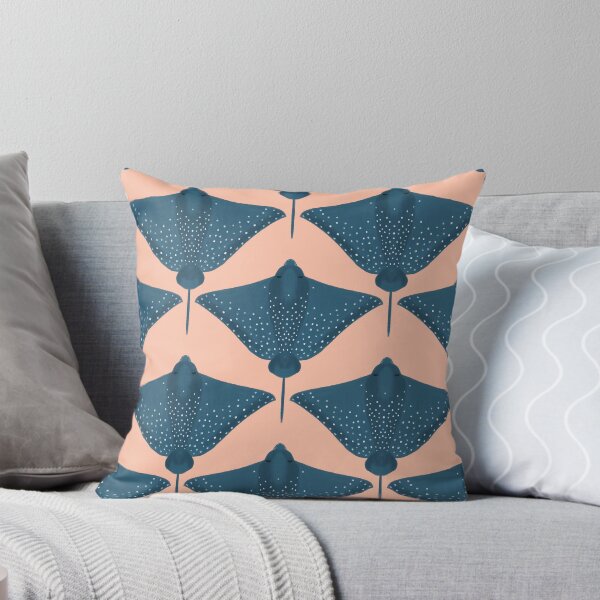 Item preview, Ocean Life Coastal Pattern Collection | Seahorses, Stingrays, Tropical Fish & Shrimp | Nautical Marine Surface Pattern Designs designed and sold by VirtuallyCreativ .