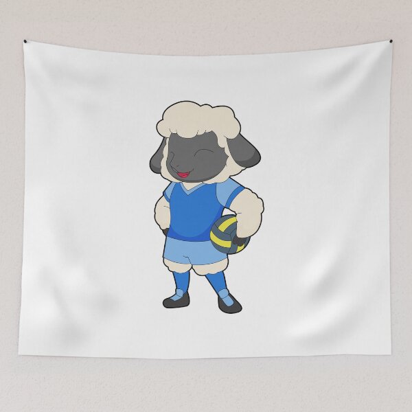 Item preview, Sheep Volleyball player Volleyball designed and sold by Snabdesign84.