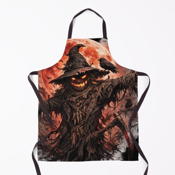 Item preview, Harvest Moon Scarecrow – Dark Halloween Horror designed and sold by Dreamy fantasy design.