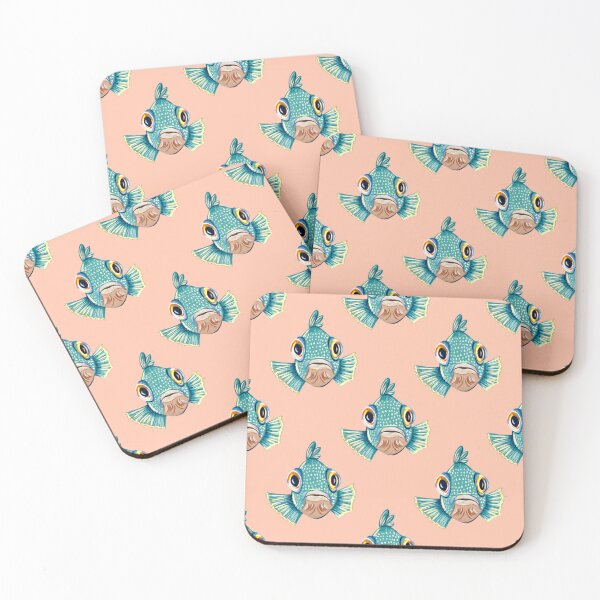 Item preview, Ocean Life Coastal Pattern Collection | Seahorses, Stingrays, Tropical Fish & Shrimp | Nautical Marine Surface Pattern Designs designed and sold by VirtuallyCreativ .