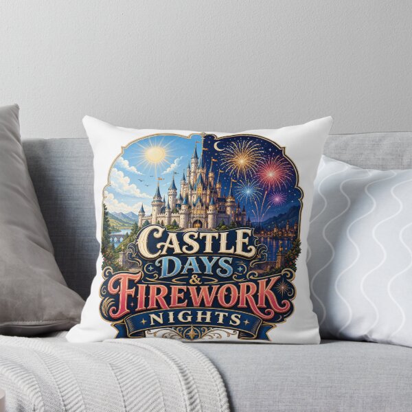 Item preview, Castle Days & Firework Nights | Magical Fairytale Adventure Shirt designed and sold by rushaib.