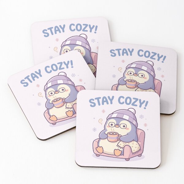 Item preview, Stay Cozy Penguin designed and sold by dreephic22.