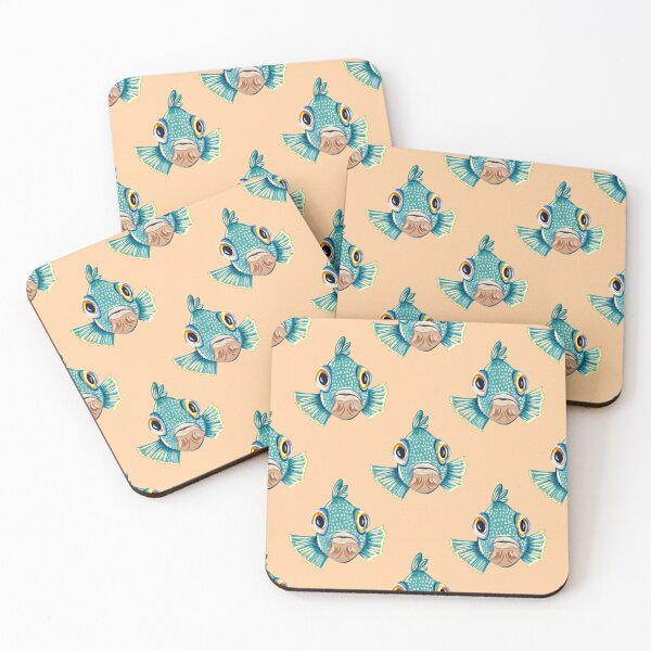 Item preview, Ocean Life Coastal Pattern Collection | Seahorses, Stingrays, Tropical Fish & Shrimp | Nautical Marine Surface Pattern Designs designed and sold by VirtuallyCreativ .