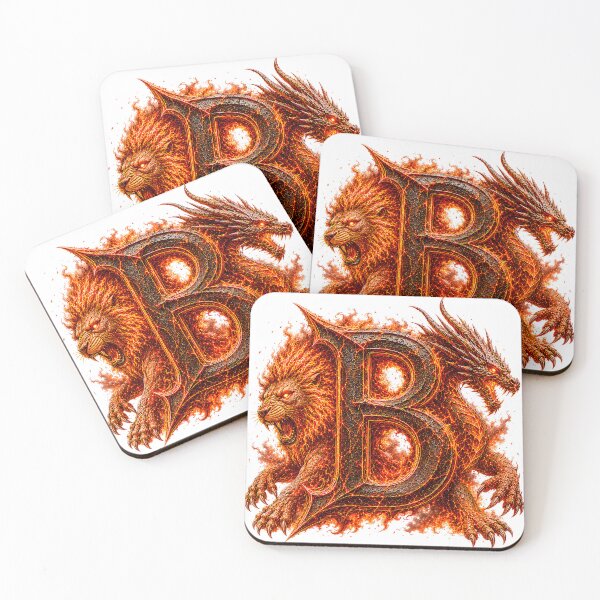 Item preview, Emberborn Zodiac Letter B designed and sold by BlissBlvdShop.