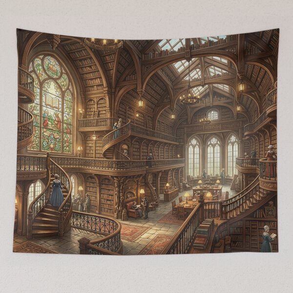 Item preview, Majestic Historical Library designed and sold by Sigtrix.
