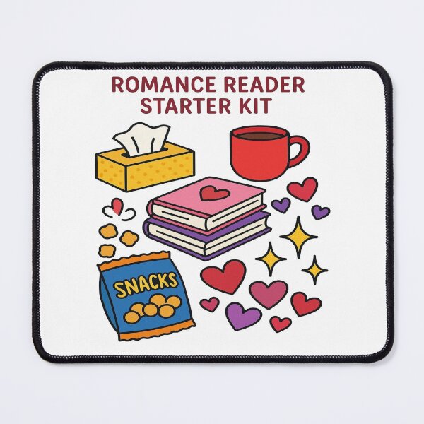 Item preview, Romance Reader Starter Kit Funny Book Lover Design designed and sold by BookedAndDesign.