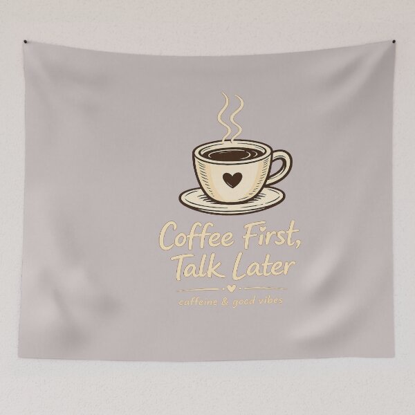 Item preview, Coffee First Talk Later designed and sold by aminomen.