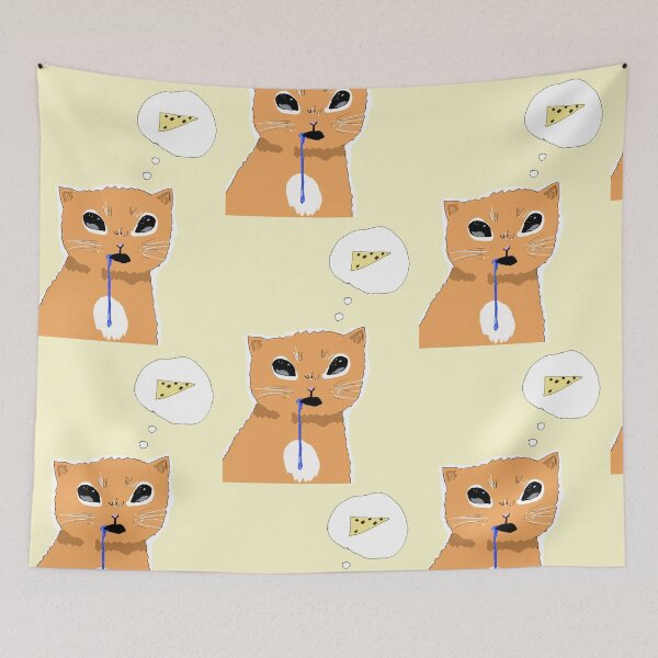 Item preview, Ginger cat drooling for cheese xx designed and sold by MysticRacoon6.