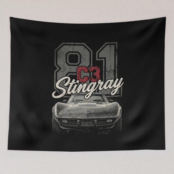 Item preview, C3 Stingray 1981 Distressed Vintage Muscle Car designed and sold by Off-Road-Zone.