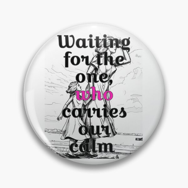 Item preview, Mom and daughter waiting for the one who carries our calm words and scene ,drama  designed and sold by wallartofmio.