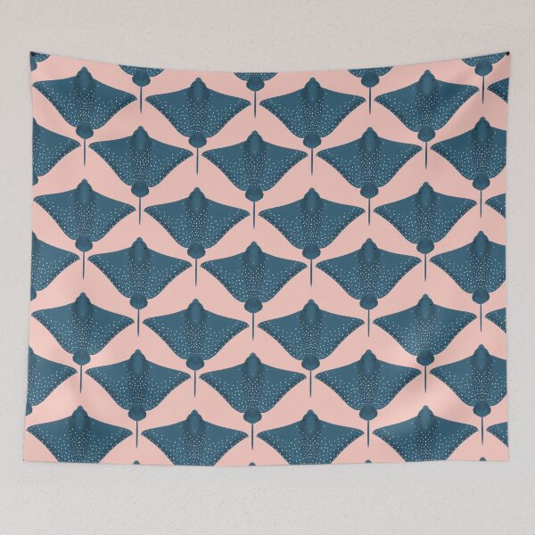 Item preview, Ocean Life Coastal Pattern Collection | Seahorses, Stingrays, Tropical Fish & Shrimp | Nautical Marine Surface Pattern Designs designed and sold by VirtuallyCreativ .