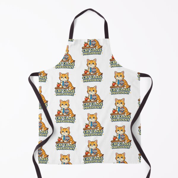 Item preview, Cat Class President Funny Back To School Cat Student Gift Design designed and sold by mansourhamid.