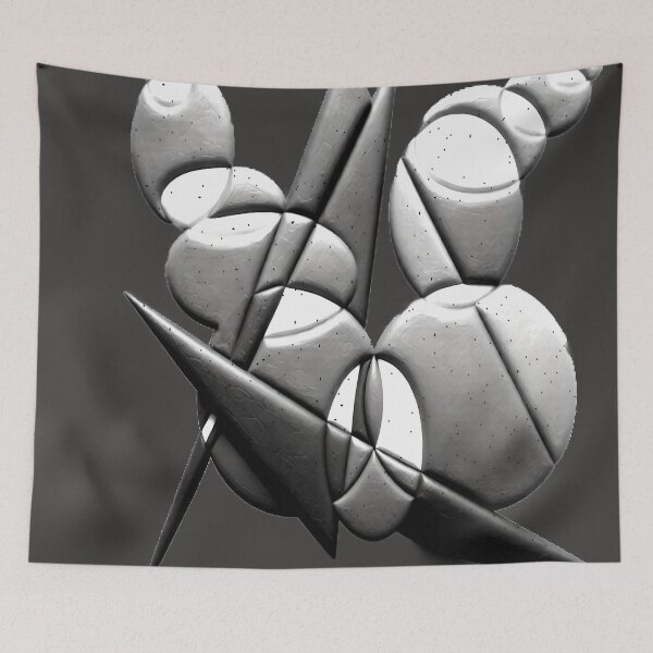 Item preview, symbols dark age C br black and white geometric abstract design designed and sold by SmashingDeals.