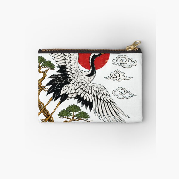 Item preview, Japanese Crane Peace Longevity Art designed and sold by Retro Moon Studio.