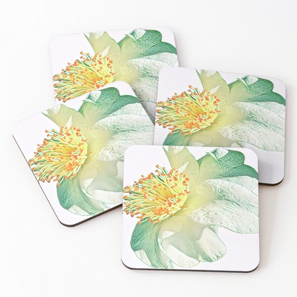 Item preview, Impressionist White Camellia Flower Digital Painting Art designed and sold by BalkanBloom.