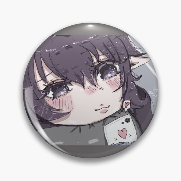 Item preview, girl with purple hair texting (anime) designed and sold by MysticRacoon6.